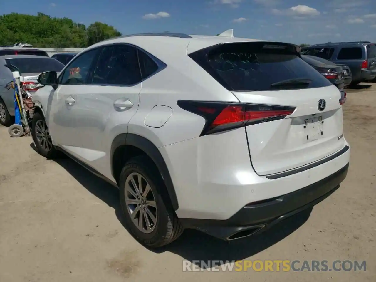 3 Фотография поврежденного автомобиля JTJDARBZ1M5020987 LEXUS NX 2021