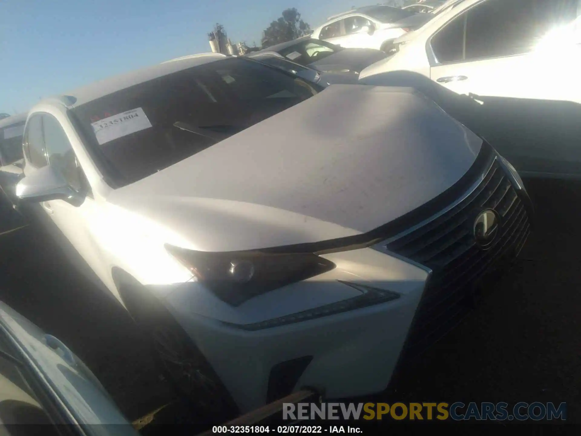 1 Photograph of a damaged car JTJDARBZ1M5025428 LEXUS NX 2021