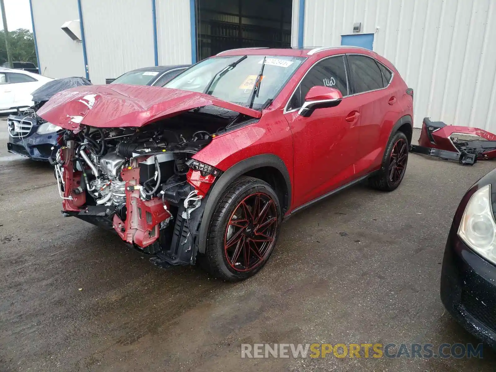 2 Фотография поврежденного автомобиля JTJDARBZ1M5029527 LEXUS NX 2021