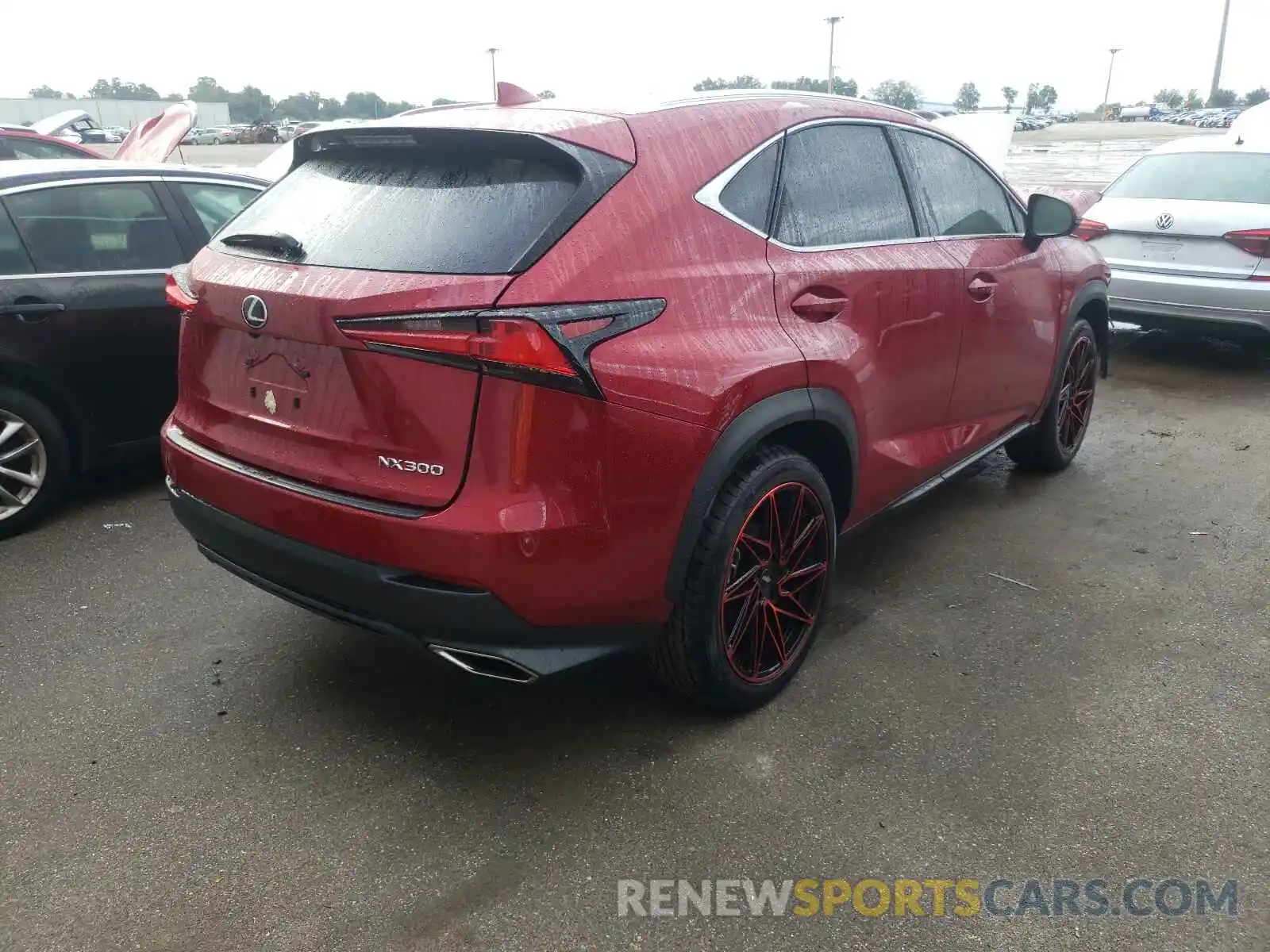 4 Фотография поврежденного автомобиля JTJDARBZ1M5029527 LEXUS NX 2021