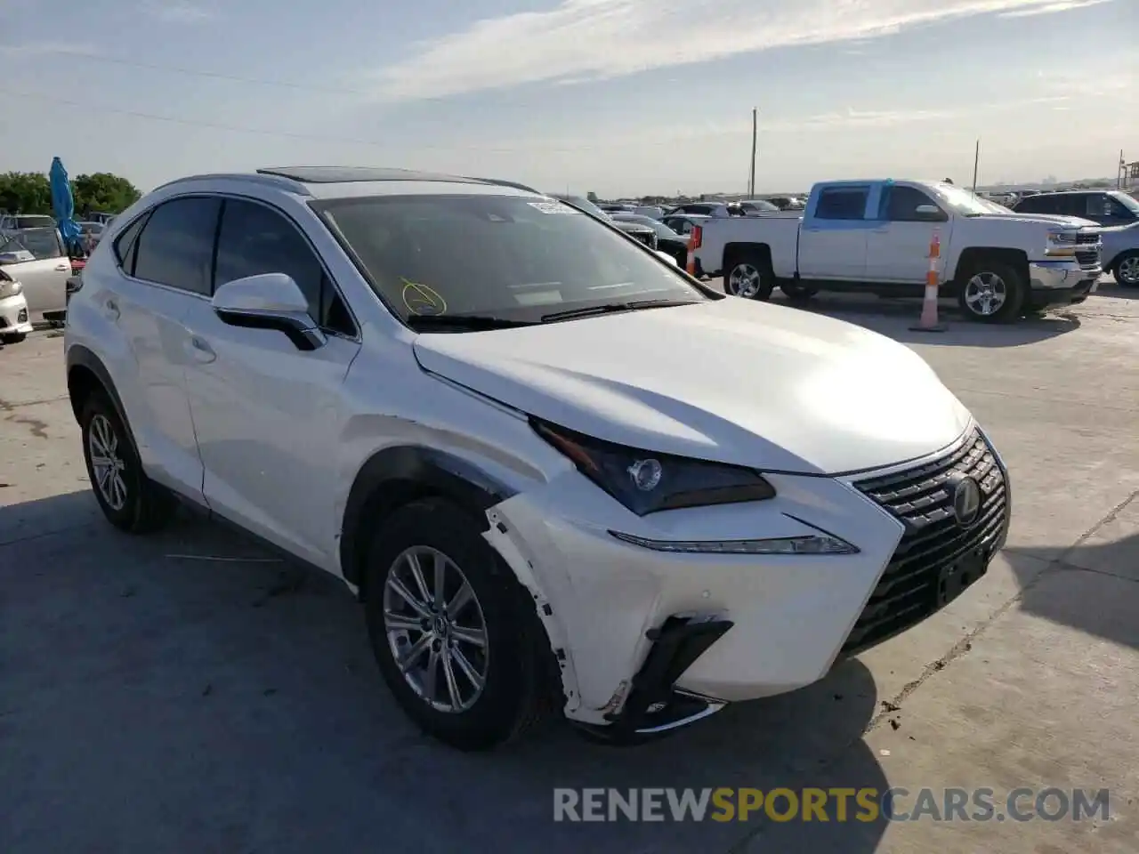 1 Photograph of a damaged car JTJDARBZ1M5029799 LEXUS NX 2021