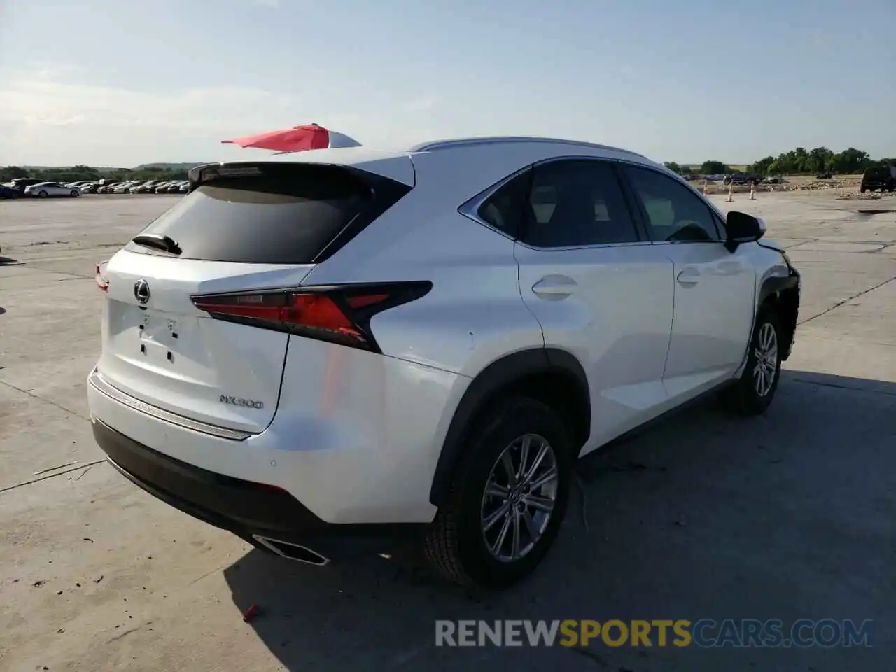 4 Фотография поврежденного автомобиля JTJDARBZ1M5029799 LEXUS NX 2021