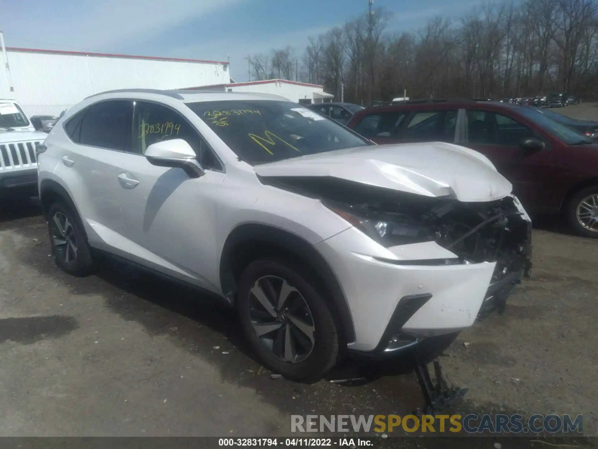 1 Фотография поврежденного автомобиля JTJDARBZ1M5031441 LEXUS NX 2021