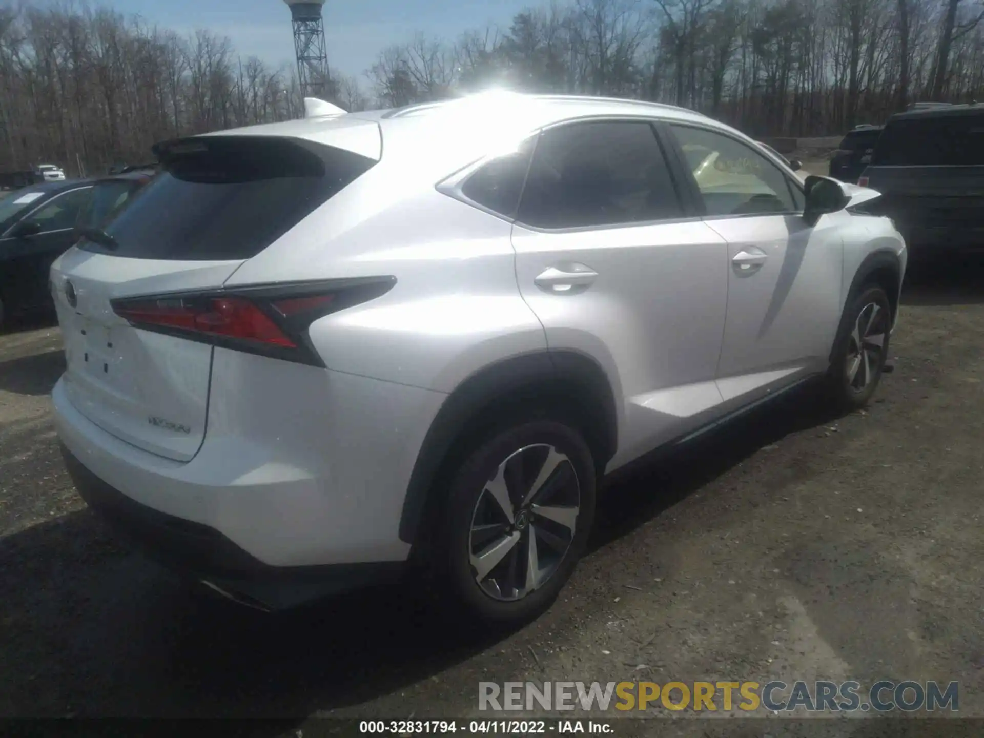 4 Фотография поврежденного автомобиля JTJDARBZ1M5031441 LEXUS NX 2021