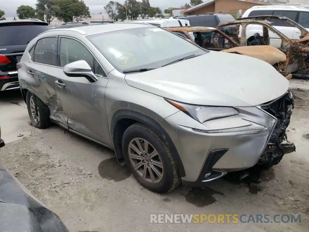 1 Photograph of a damaged car JTJDARBZ1M5035585 LEXUS NX 2021