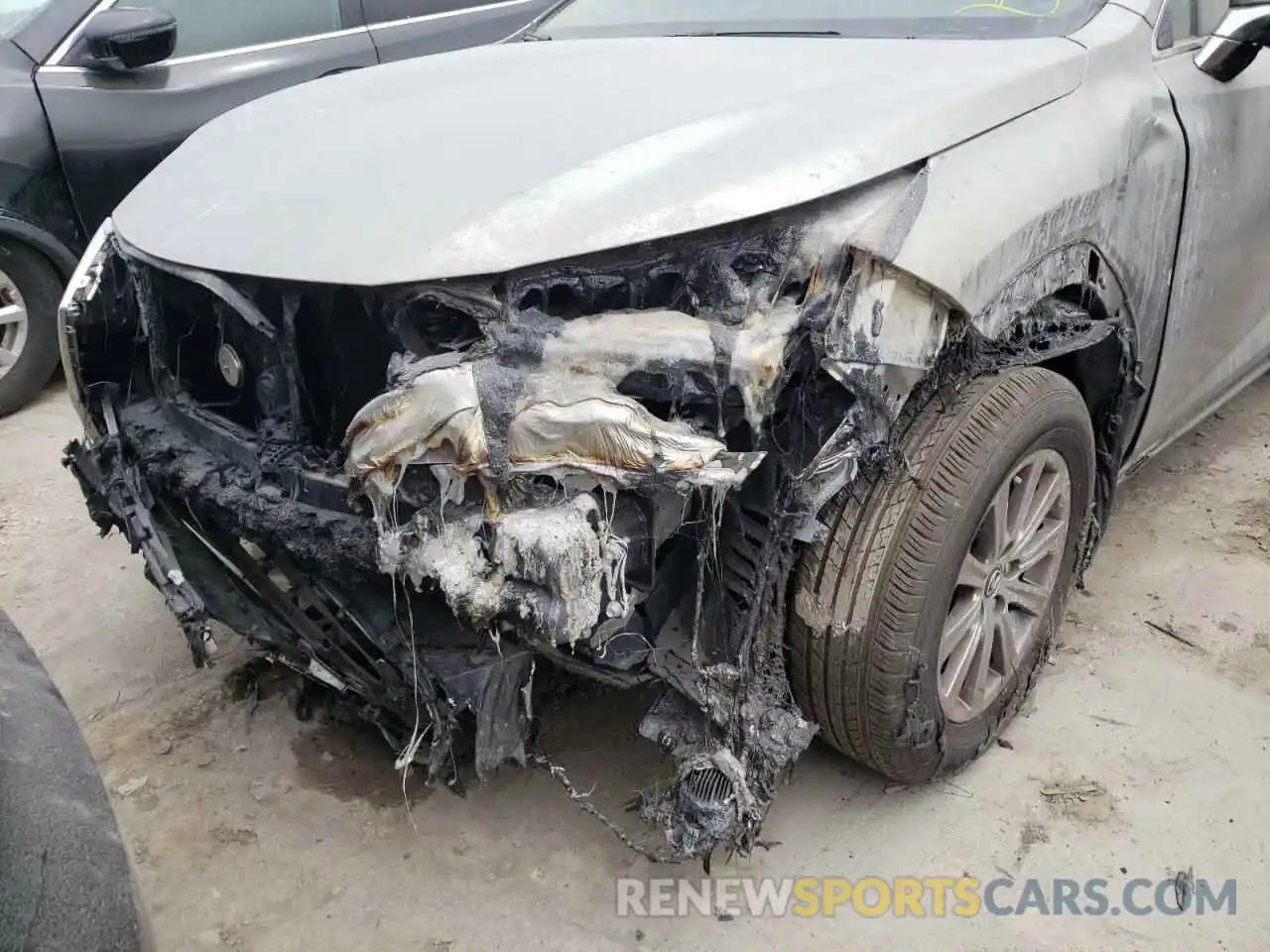 9 Фотография поврежденного автомобиля JTJDARBZ1M5035585 LEXUS NX 2021