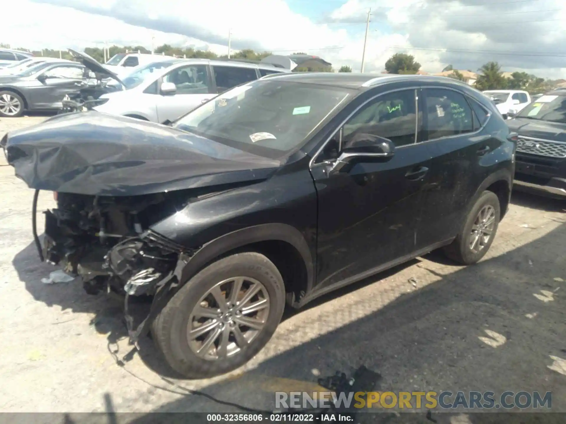 2 Фотография поврежденного автомобиля JTJDARBZ2M2179289 LEXUS NX 2021