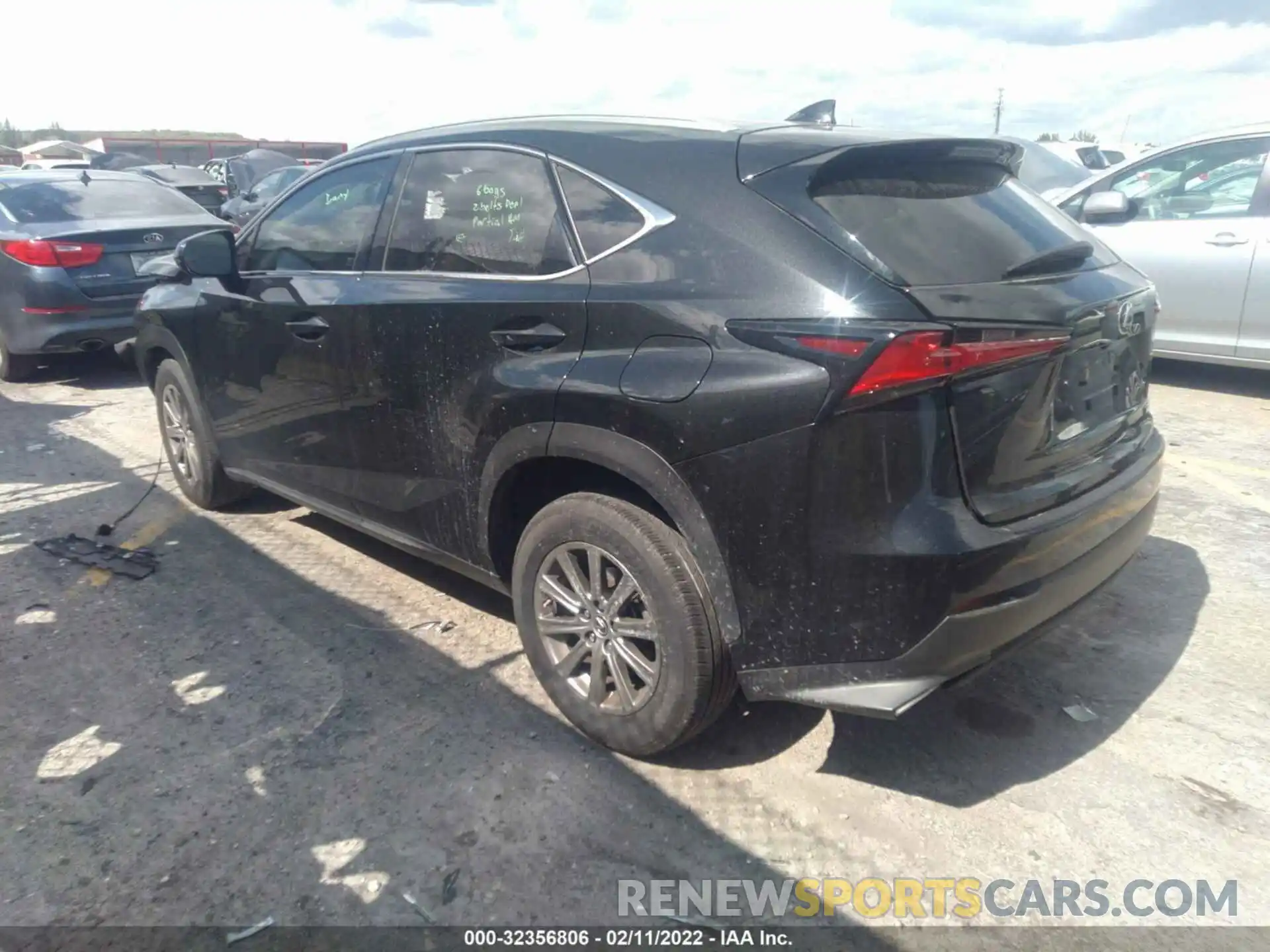 3 Фотография поврежденного автомобиля JTJDARBZ2M2179289 LEXUS NX 2021