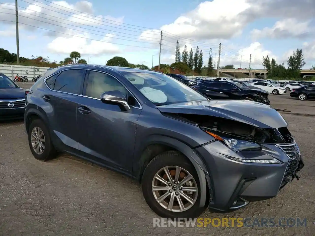 1 Photograph of a damaged car JTJDARBZ2M2183620 LEXUS NX 2021