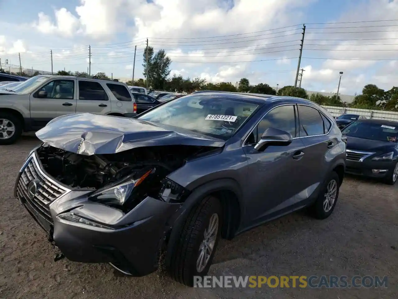 2 Photograph of a damaged car JTJDARBZ2M2183620 LEXUS NX 2021