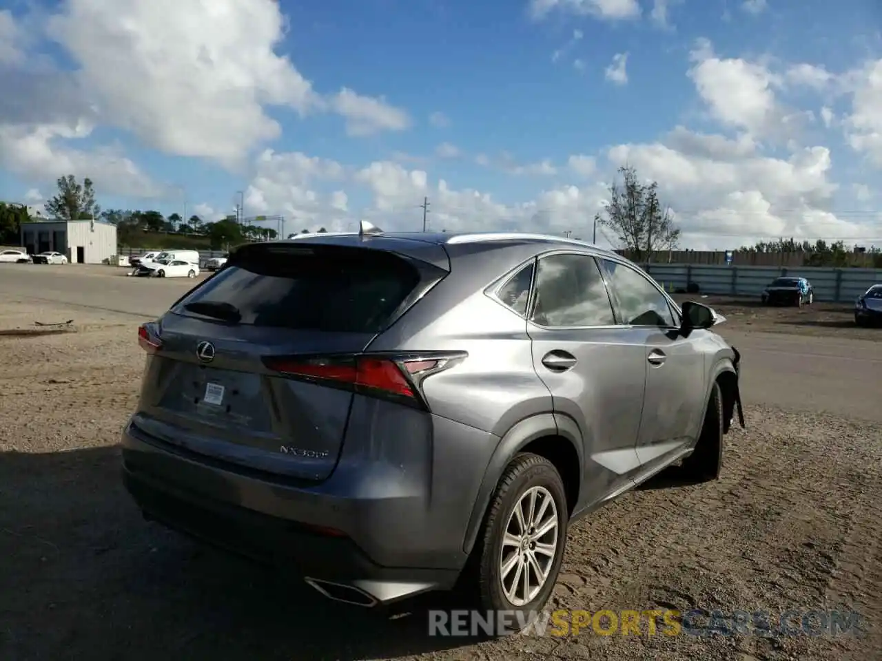 4 Photograph of a damaged car JTJDARBZ2M2183620 LEXUS NX 2021