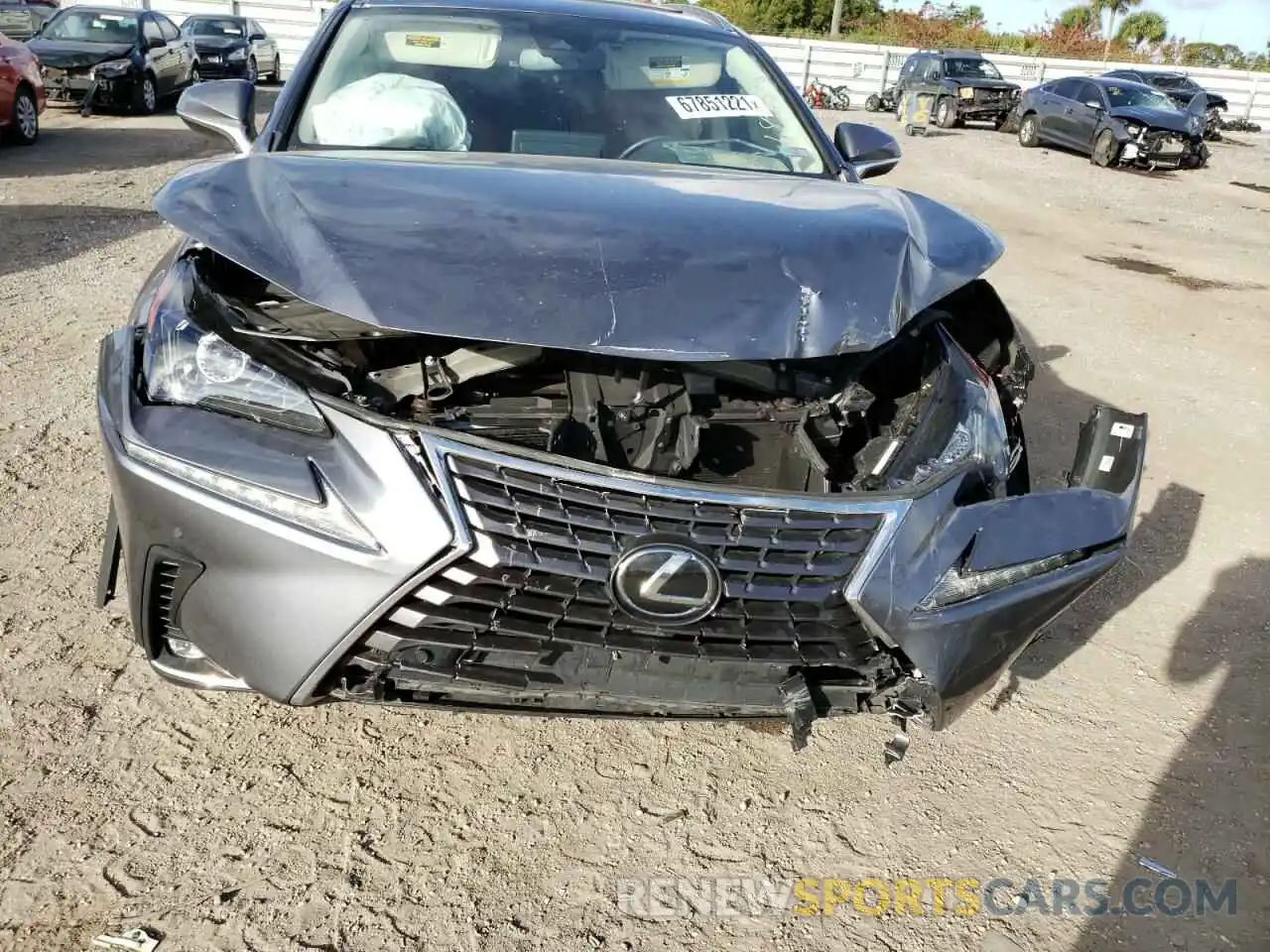 9 Photograph of a damaged car JTJDARBZ2M2183620 LEXUS NX 2021