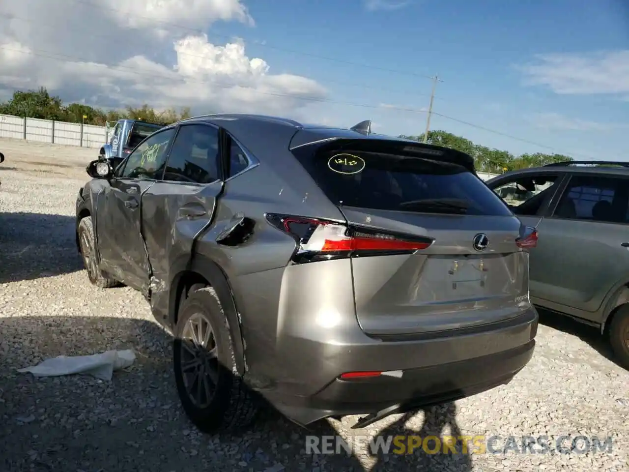 3 Photograph of a damaged car JTJDARBZ2M2183911 LEXUS NX 2021