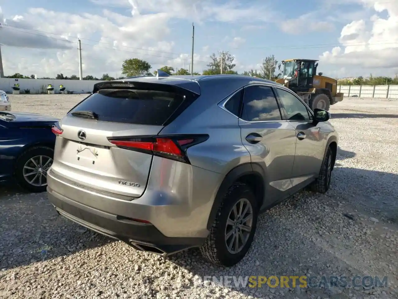 4 Фотография поврежденного автомобиля JTJDARBZ2M2183911 LEXUS NX 2021