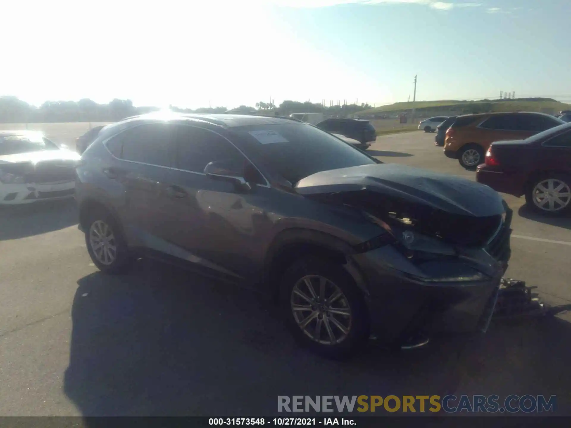 1 Photograph of a damaged car JTJDARBZ2M2184850 LEXUS NX 2021