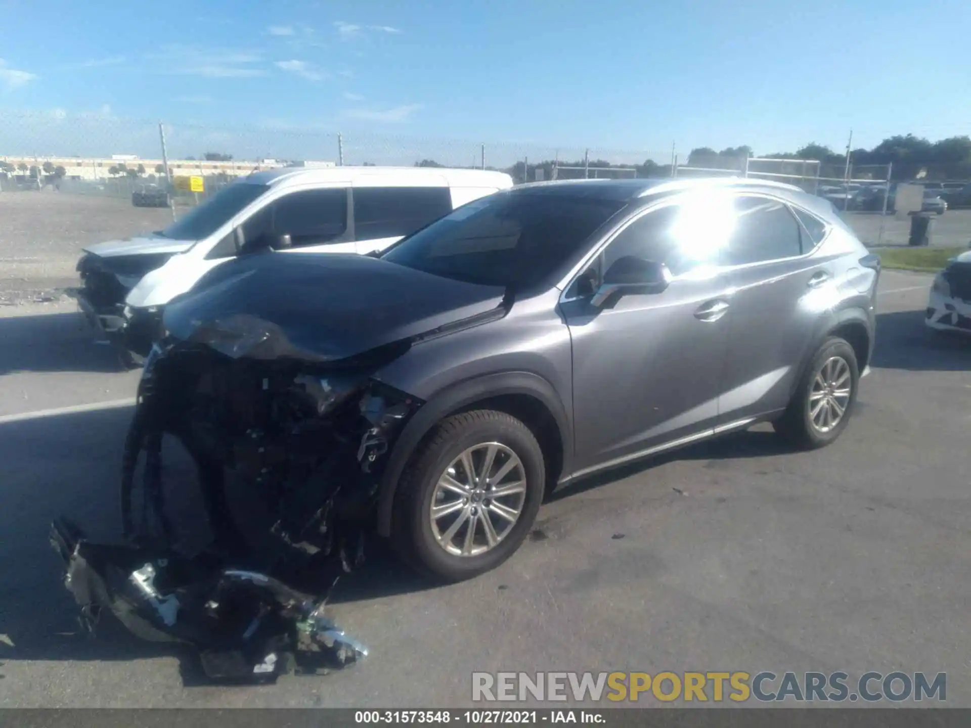 2 Photograph of a damaged car JTJDARBZ2M2184850 LEXUS NX 2021