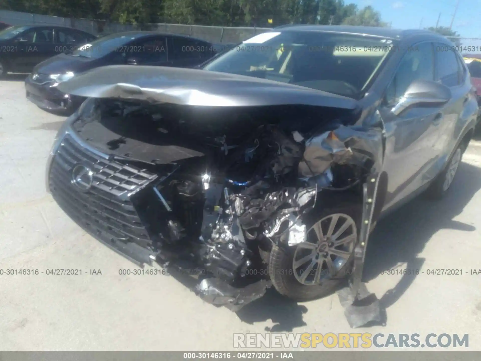 6 Photograph of a damaged car JTJDARBZ2M2186615 LEXUS NX 2021