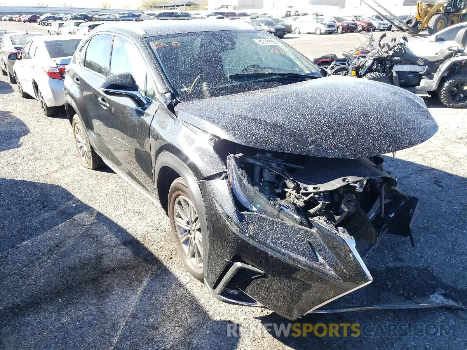 1 Photograph of a damaged car JTJDARBZ2M2191412 LEXUS NX 2021