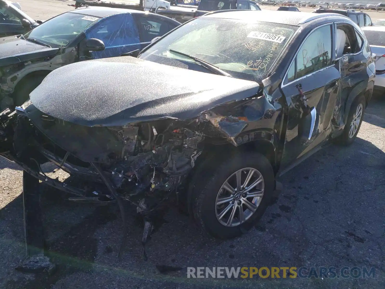 2 Photograph of a damaged car JTJDARBZ2M2191412 LEXUS NX 2021