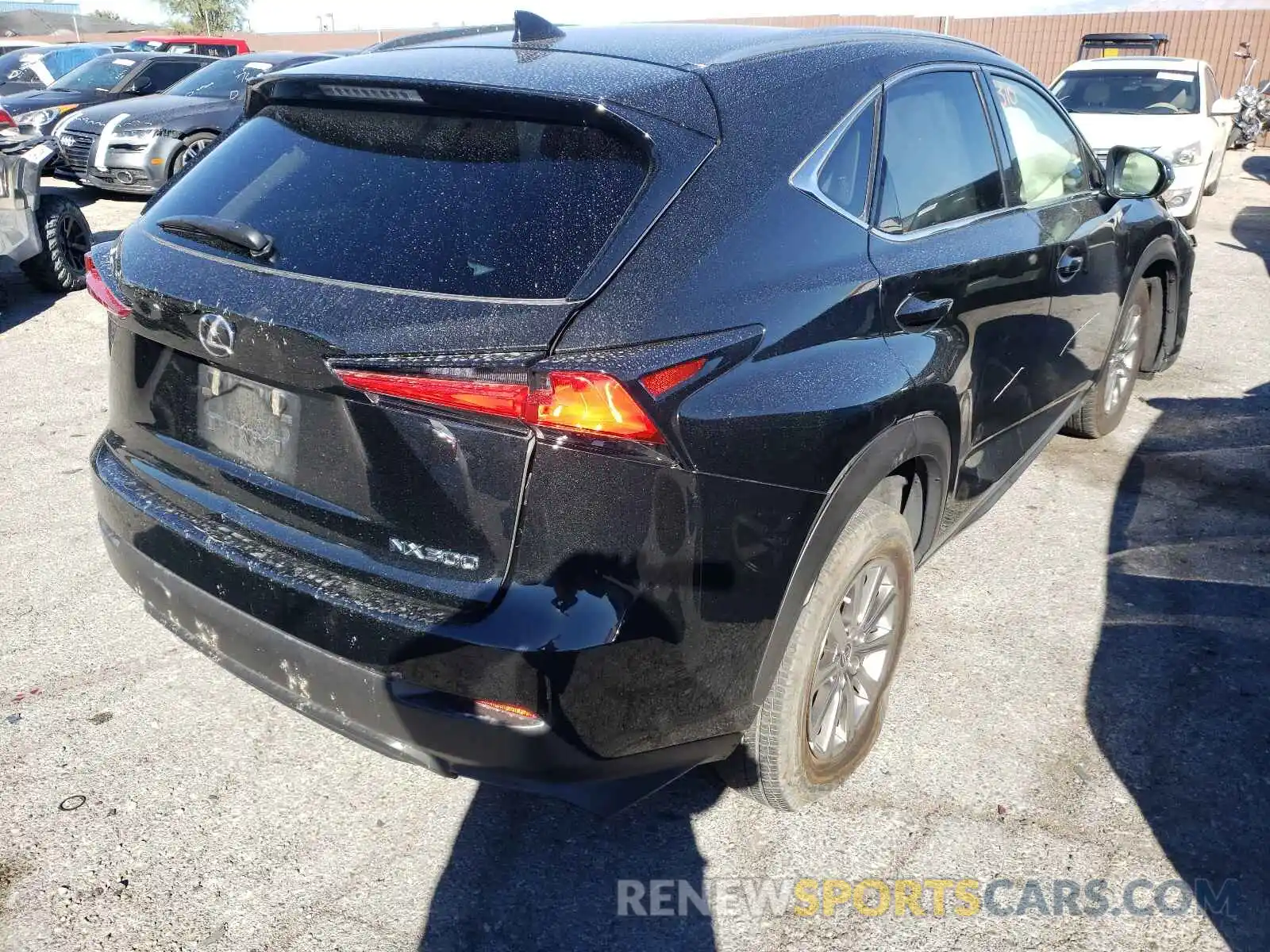 4 Фотография поврежденного автомобиля JTJDARBZ2M2191412 LEXUS NX 2021