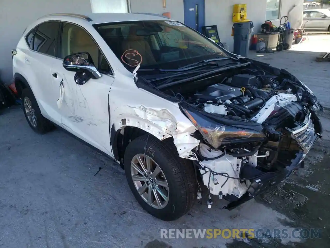 1 Photograph of a damaged car JTJDARBZ2M5028080 LEXUS NX 2021