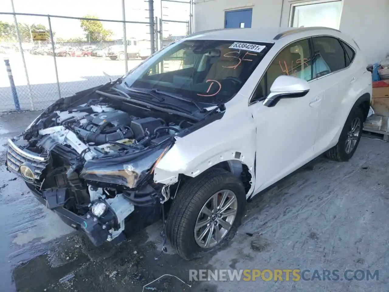 2 Photograph of a damaged car JTJDARBZ2M5028080 LEXUS NX 2021