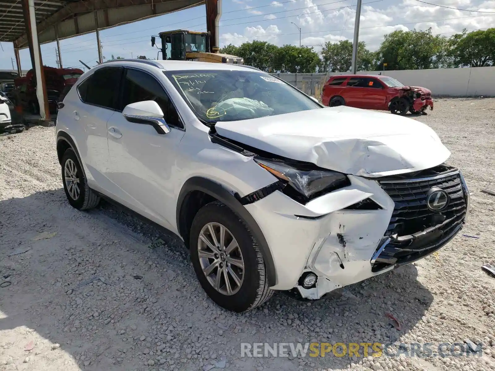 1 Photograph of a damaged car JTJDARBZ2M5029939 LEXUS NX 2021