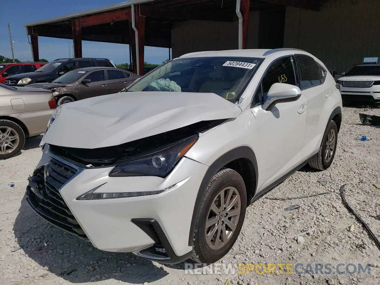 2 Фотография поврежденного автомобиля JTJDARBZ2M5029939 LEXUS NX 2021