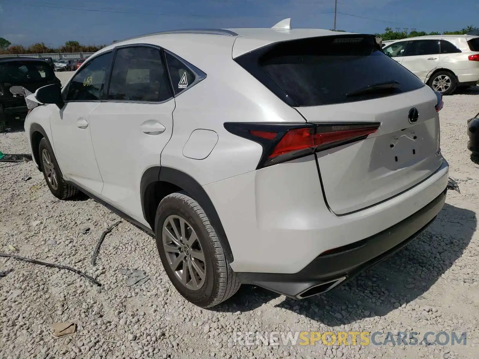 3 Фотография поврежденного автомобиля JTJDARBZ2M5029939 LEXUS NX 2021