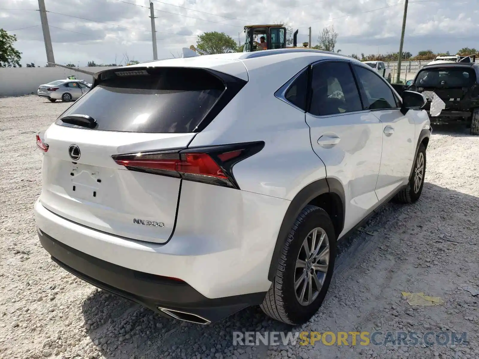 4 Фотография поврежденного автомобиля JTJDARBZ2M5029939 LEXUS NX 2021