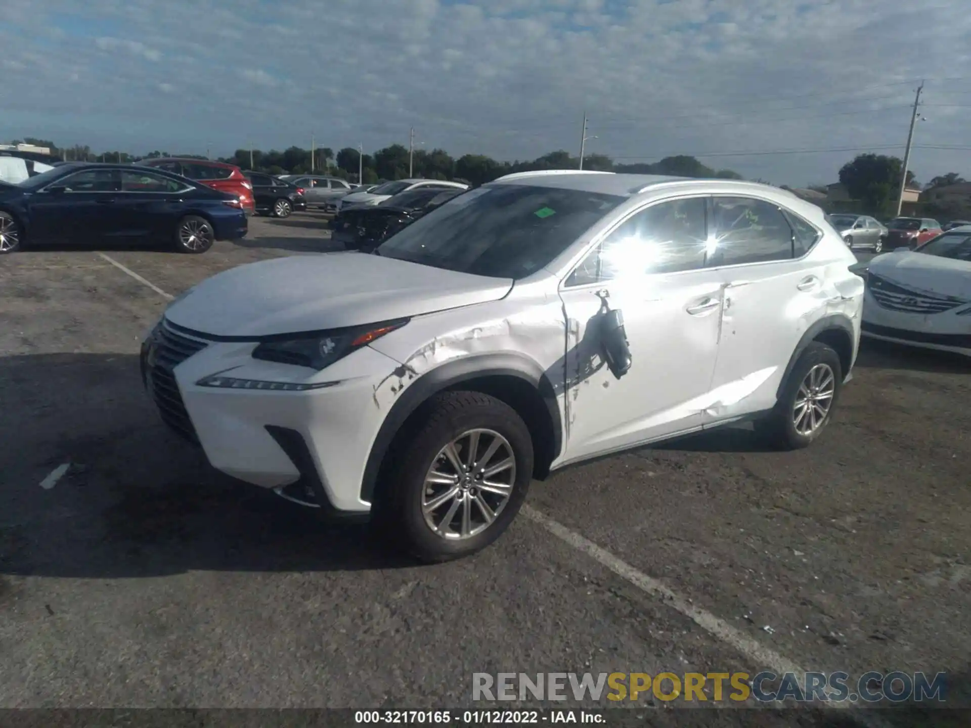 2 Фотография поврежденного автомобиля JTJDARBZ2M5030038 LEXUS NX 2021