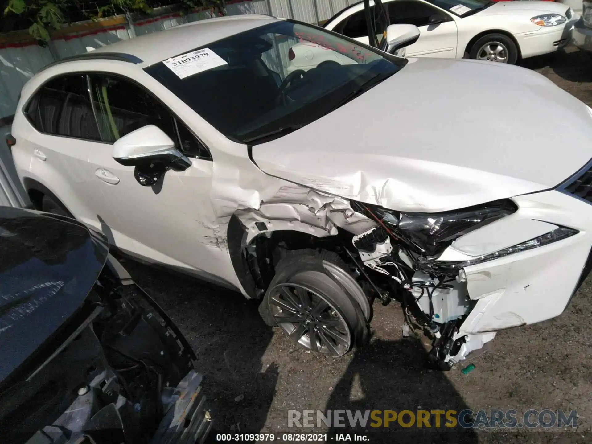 1 Photograph of a damaged car JTJDARBZ2M5031223 LEXUS NX 2021