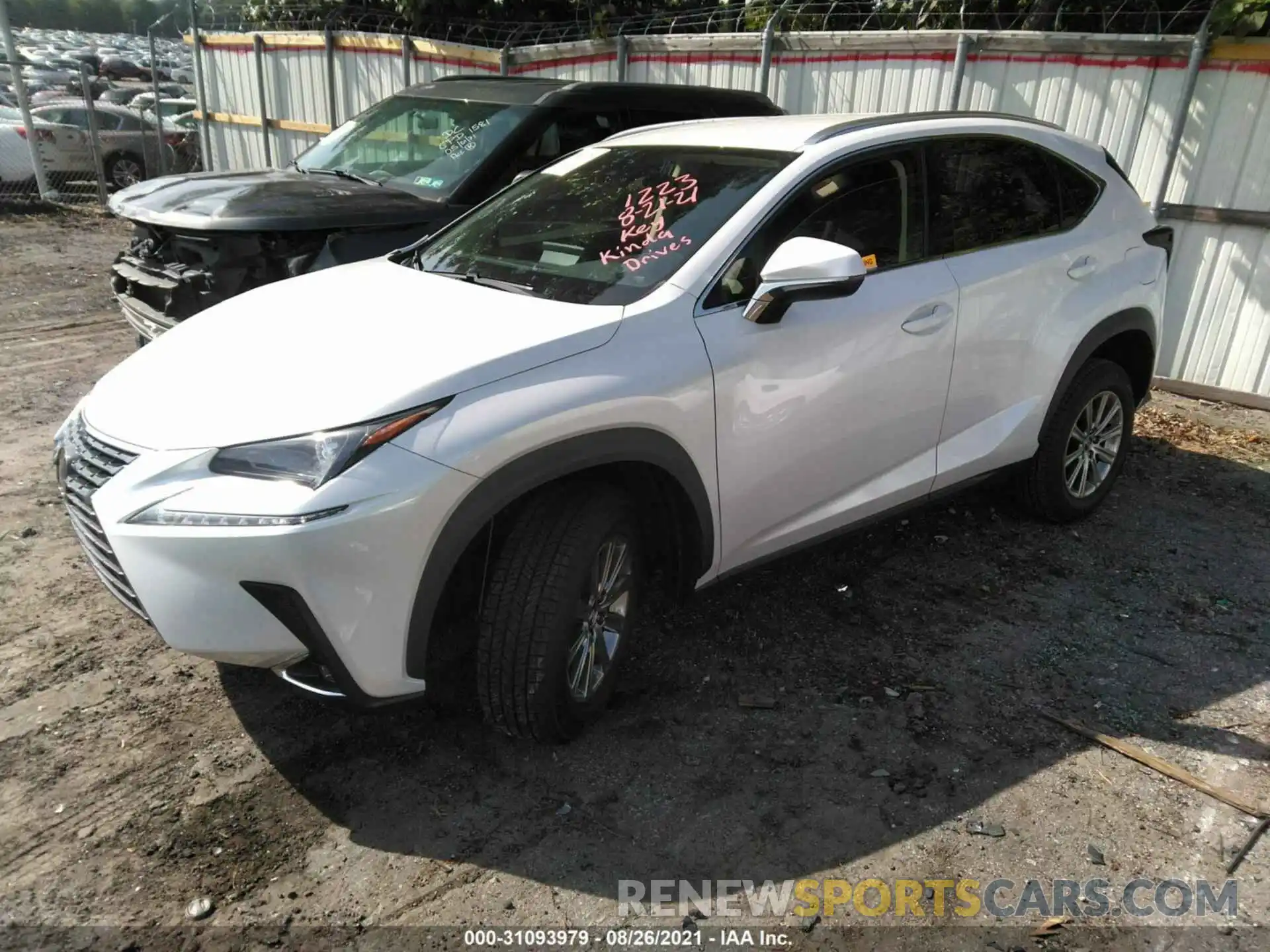 2 Фотография поврежденного автомобиля JTJDARBZ2M5031223 LEXUS NX 2021