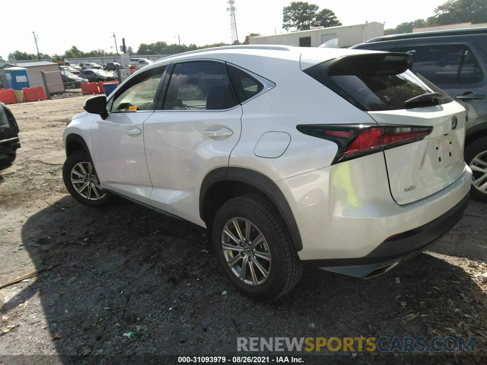 3 Фотография поврежденного автомобиля JTJDARBZ2M5031223 LEXUS NX 2021