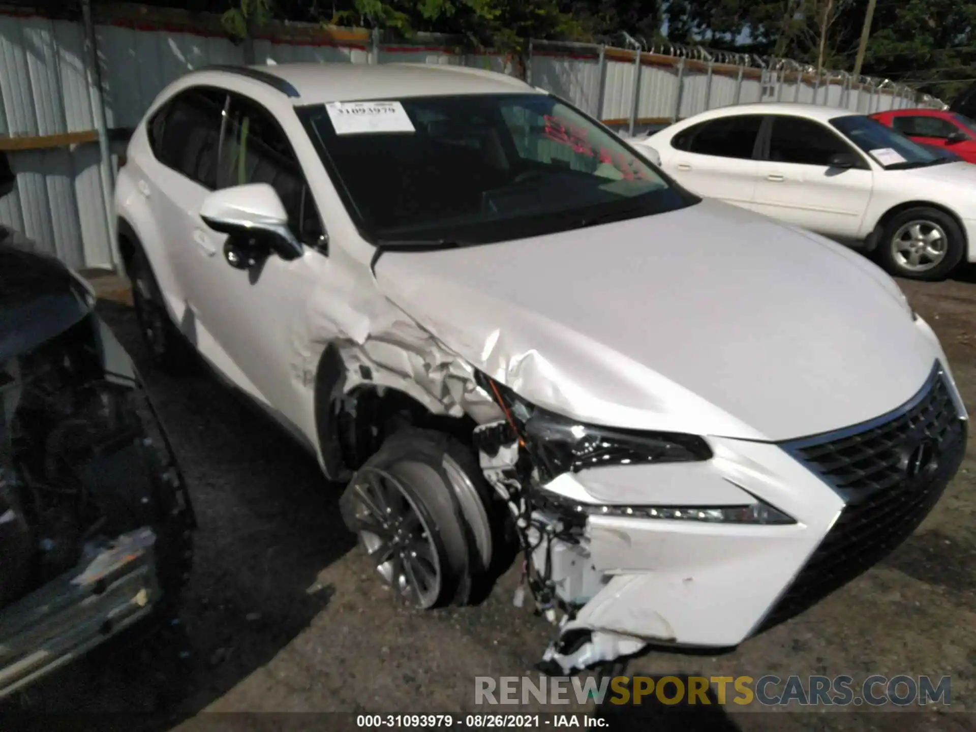 6 Photograph of a damaged car JTJDARBZ2M5031223 LEXUS NX 2021