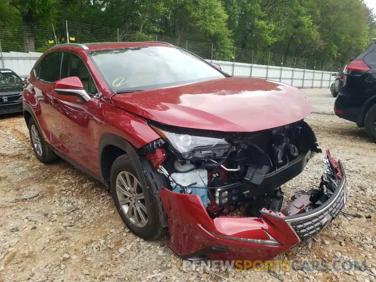 1 Photograph of a damaged car JTJDARBZ2M5031500 LEXUS NX 2021