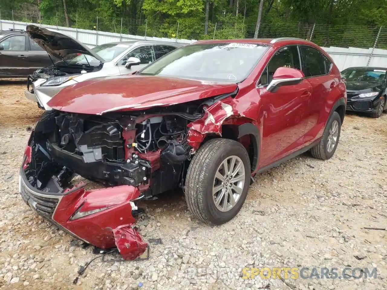 2 Photograph of a damaged car JTJDARBZ2M5031500 LEXUS NX 2021