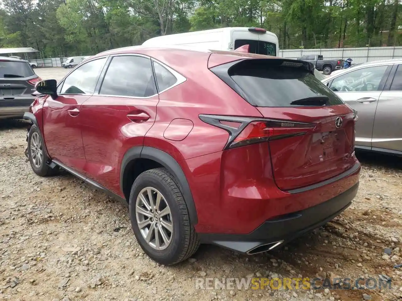 3 Фотография поврежденного автомобиля JTJDARBZ2M5031500 LEXUS NX 2021