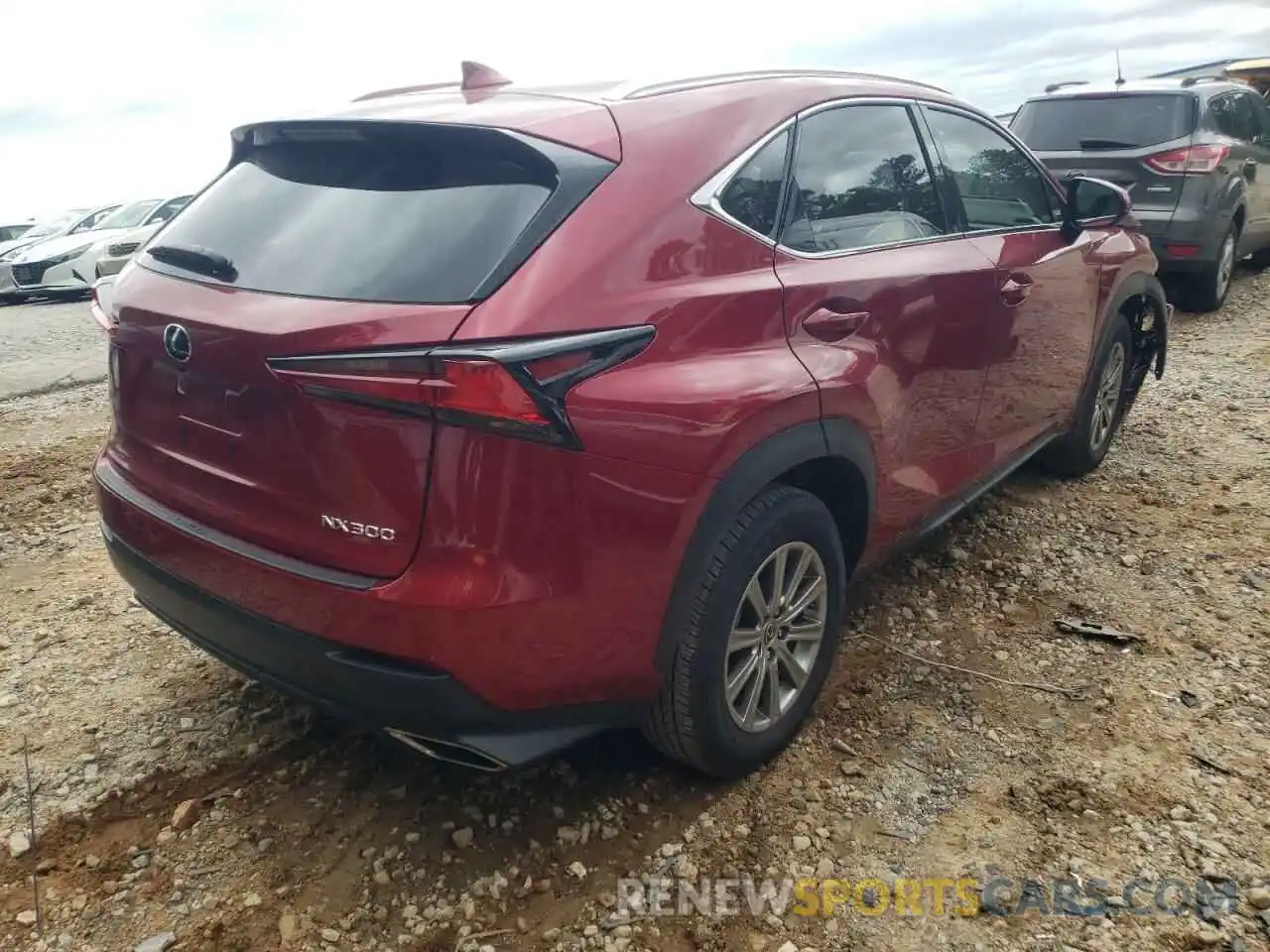 4 Фотография поврежденного автомобиля JTJDARBZ2M5031500 LEXUS NX 2021