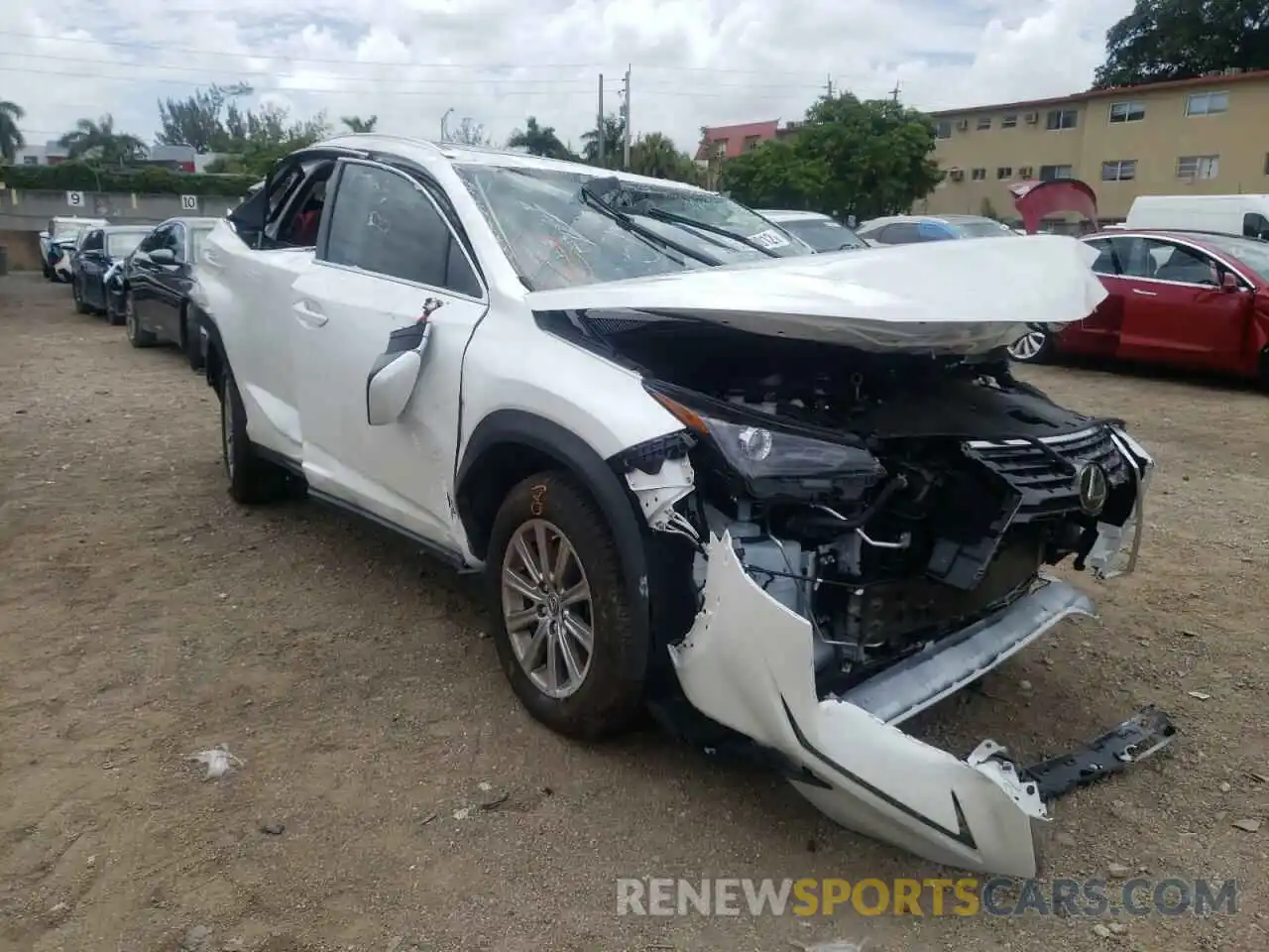 1 Photograph of a damaged car JTJDARBZ2M5032016 LEXUS NX 2021