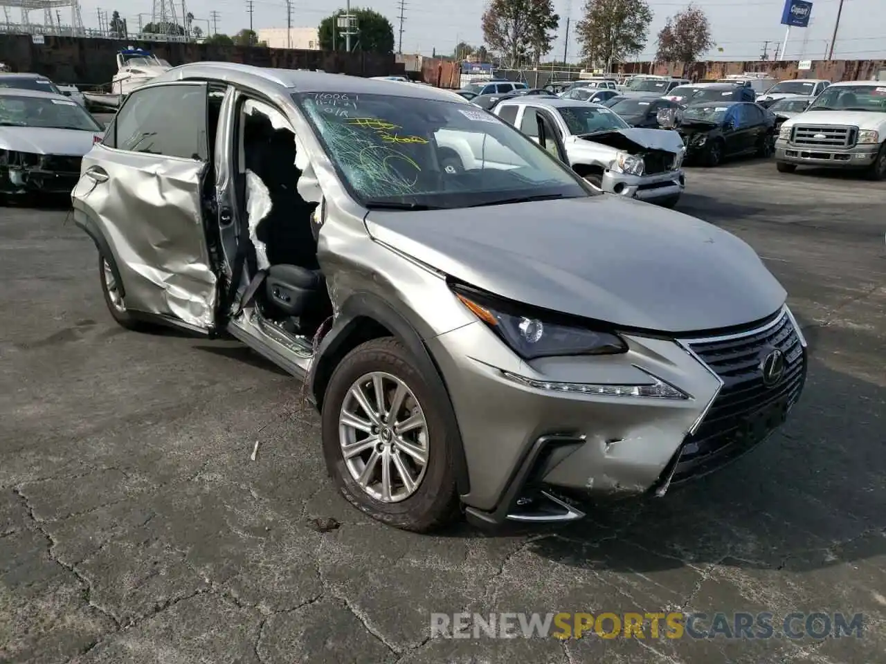 1 Photograph of a damaged car JTJDARBZ3M2180001 LEXUS NX 2021