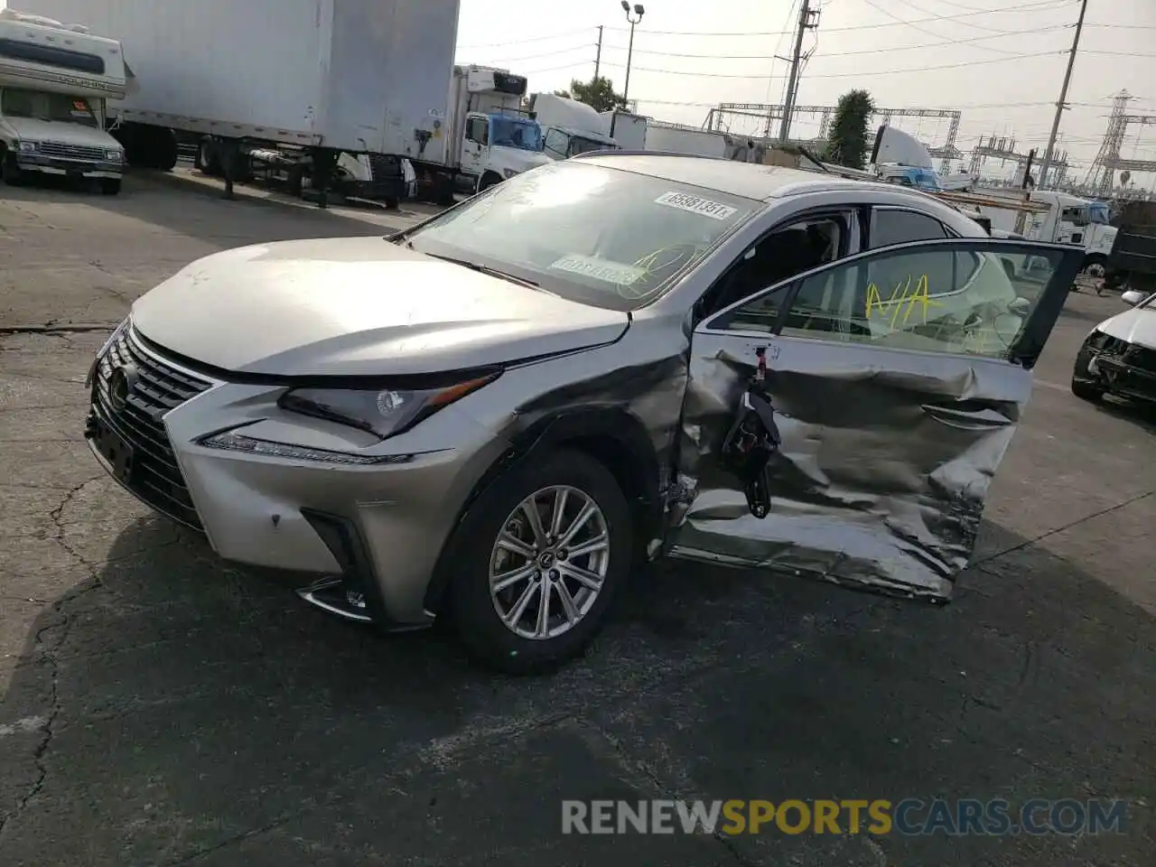 2 Photograph of a damaged car JTJDARBZ3M2180001 LEXUS NX 2021