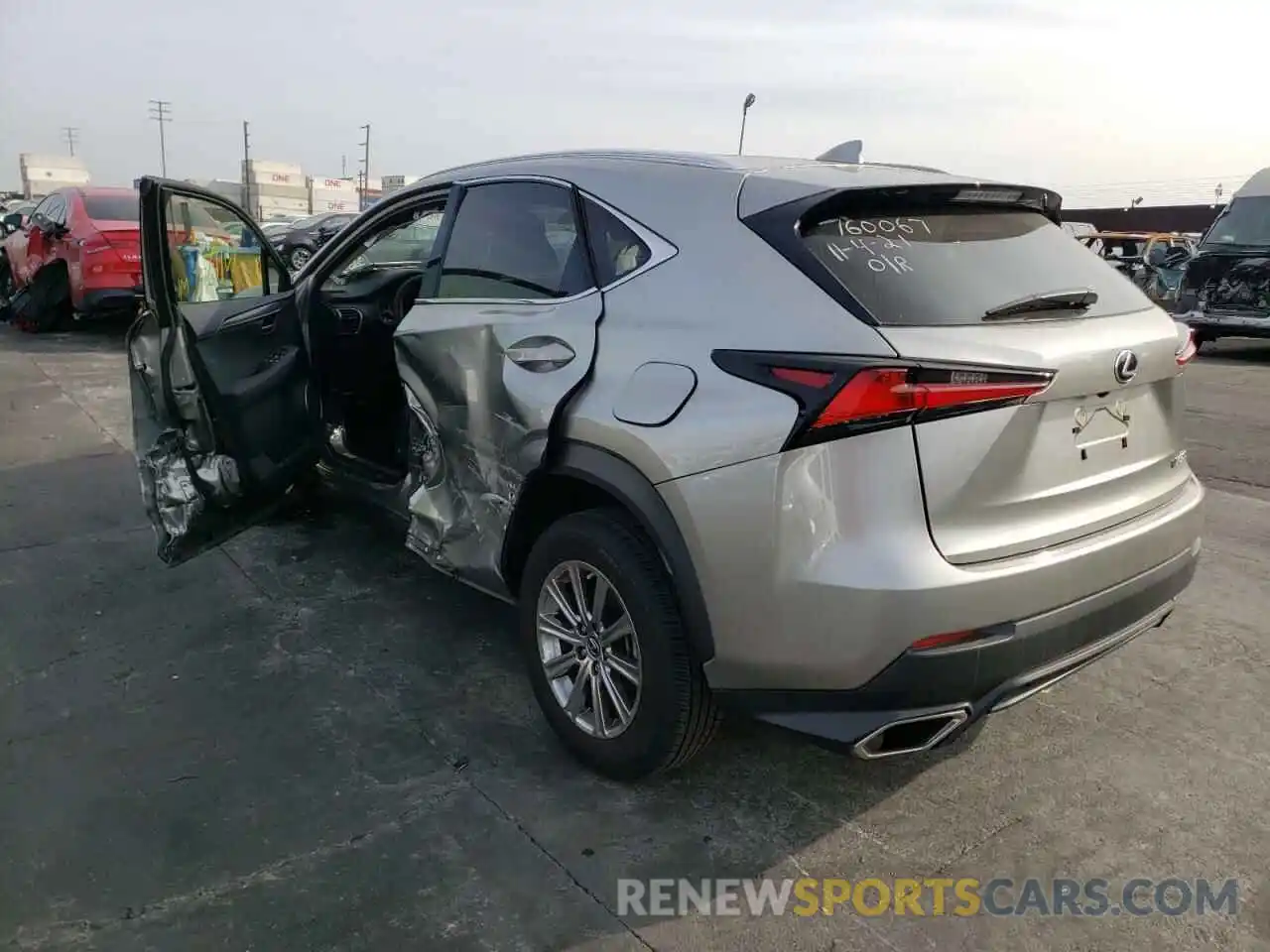 3 Photograph of a damaged car JTJDARBZ3M2180001 LEXUS NX 2021