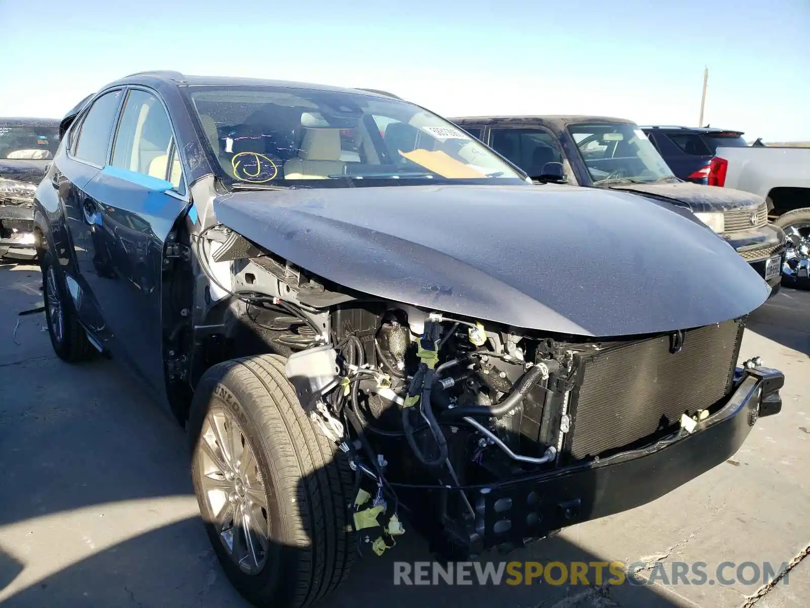 1 Photograph of a damaged car JTJDARBZ3M2182184 LEXUS NX 2021