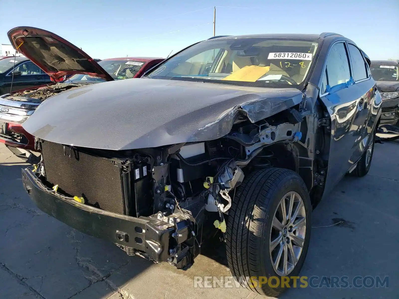 2 Photograph of a damaged car JTJDARBZ3M2182184 LEXUS NX 2021