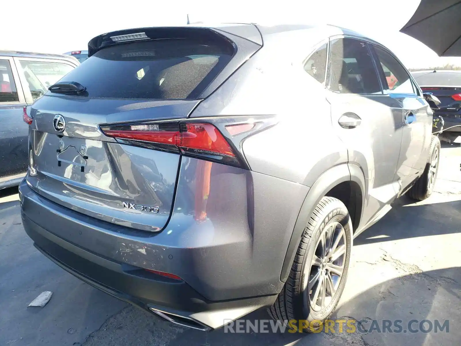 4 Photograph of a damaged car JTJDARBZ3M2182184 LEXUS NX 2021