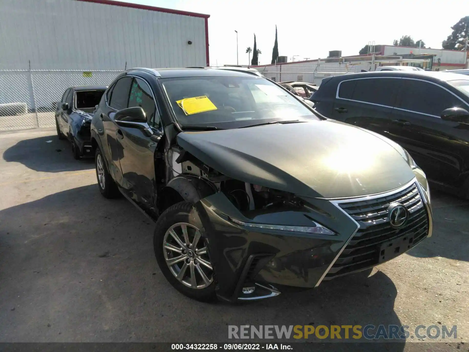 1 Photograph of a damaged car JTJDARBZ3M2184856 LEXUS NX 2021