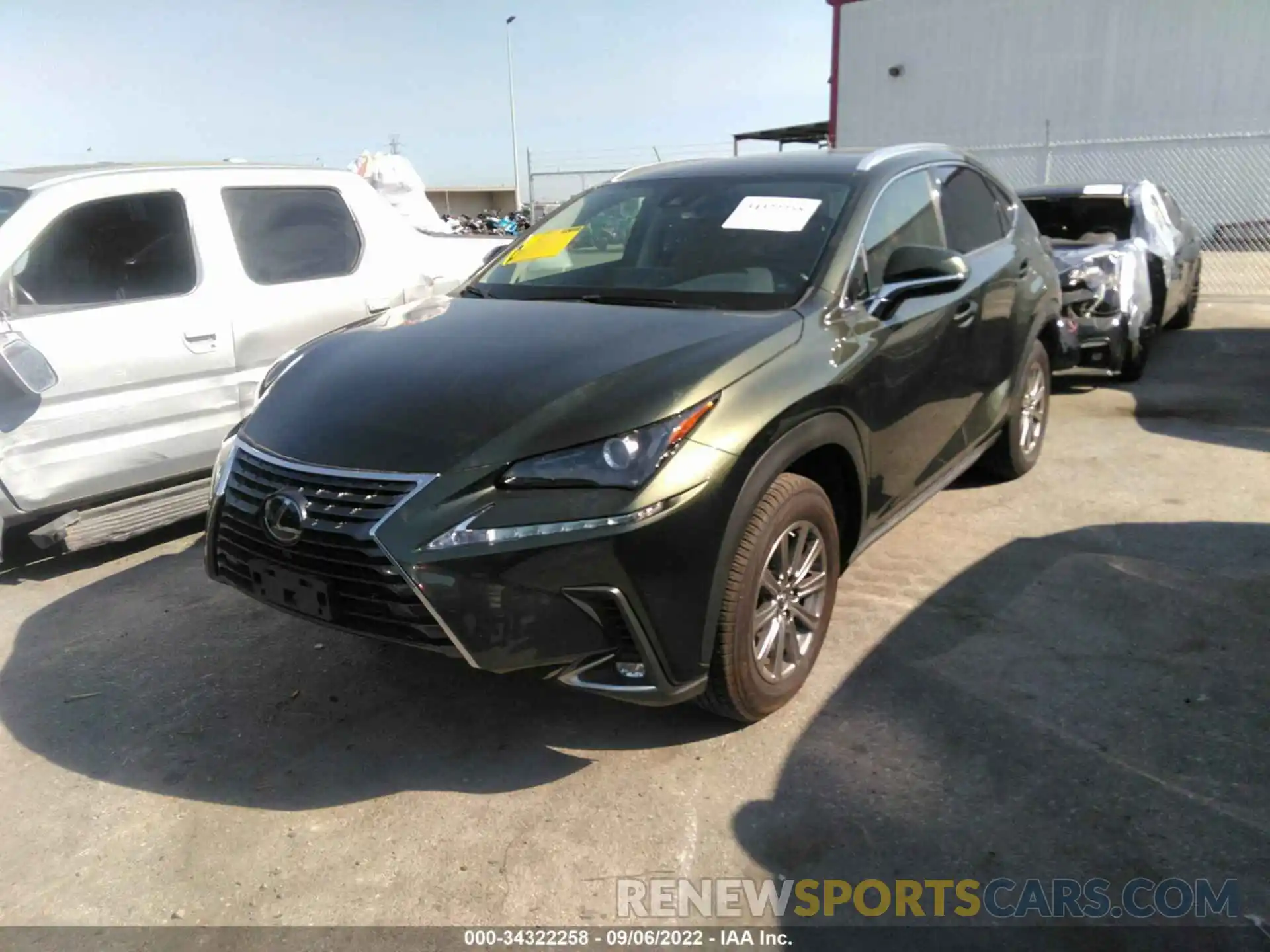 2 Photograph of a damaged car JTJDARBZ3M2184856 LEXUS NX 2021