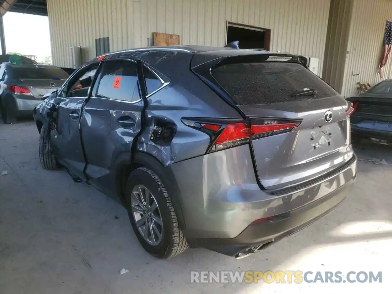 3 Фотография поврежденного автомобиля JTJDARBZ3M2188602 LEXUS NX 2021