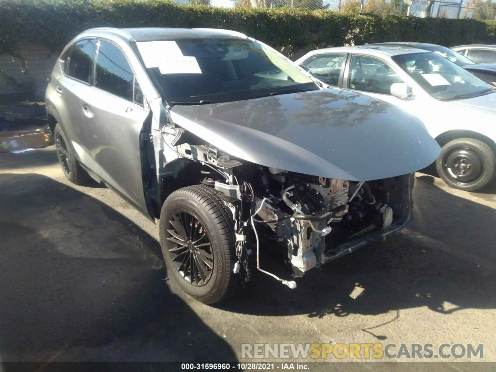 1 Photograph of a damaged car JTJDARBZ3M2190253 LEXUS NX 2021